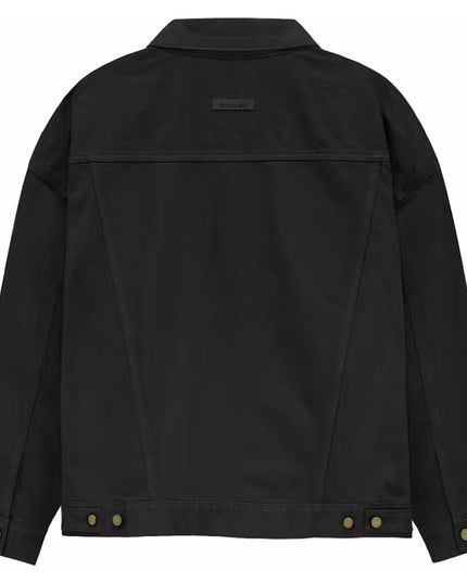 FEAR OF GOD ESSENTIALS Denim Jacket - Jet Black (FW23)