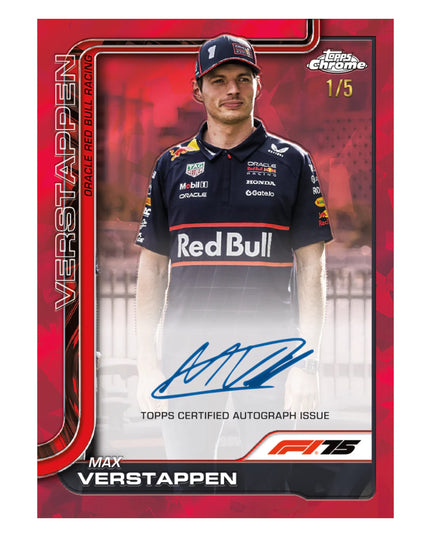 2025 Topps Chrome Formula 1 Sapphire Edition Hobby Box