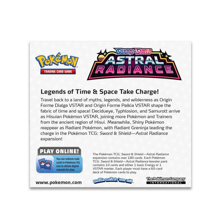 Pokemon TCG Sword & Shield - Astral Radiance Booster Box