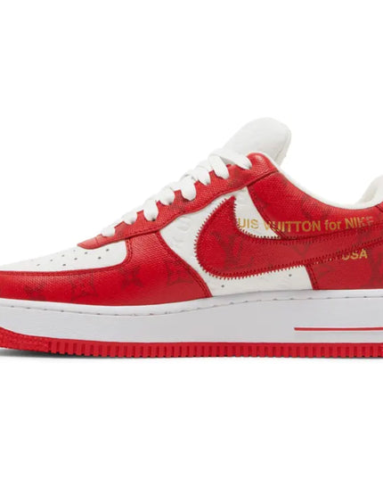 Louis Vuitton x Nike Air Force 1 Low By Virgil Abloh 'White Red'
