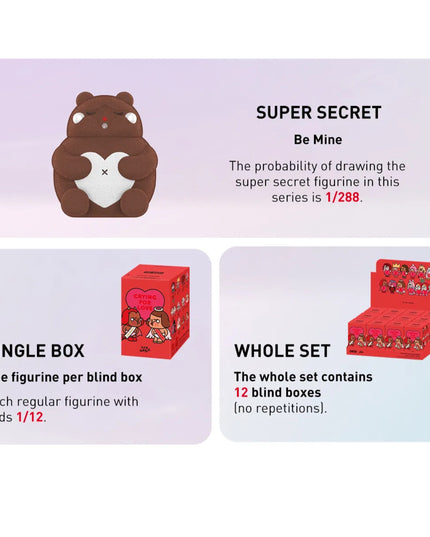 Pop Mart CryBaby Crying For Love Series Figures Blind Box