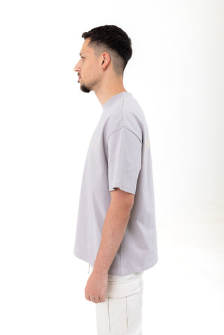 UNDERRATED Classic Logo T-Shirt - Fog Grey