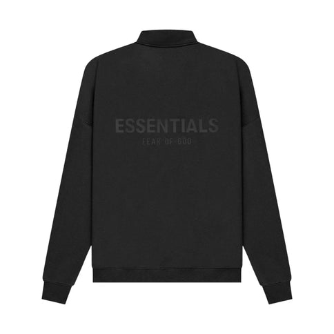 FEAR OF GOD ESSENTIALS Half Zip Sweater - Black (SS21)