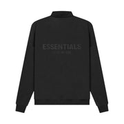 FEAR OF GOD ESSENTIALS Half Zip Sweater - Black (SS21)