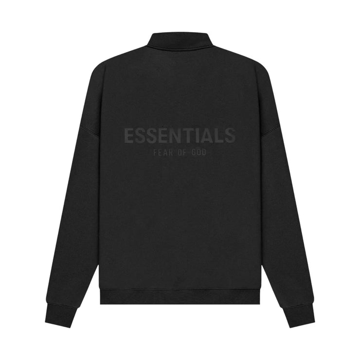 FEAR OF GOD ESSENTIALS Half Zip Sweater - Black (SS21)