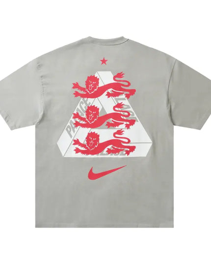 Palace x Nike England T-Shirt - Pewter Grey