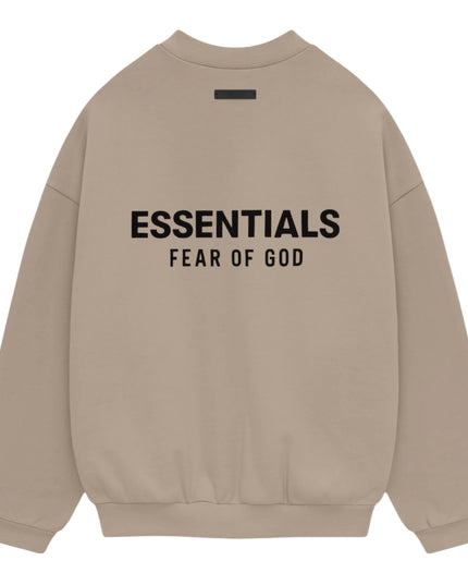 FEAR OF GOD ESSENTIALS Fleece Crewneck - Desert Sand (Holiday 2024)