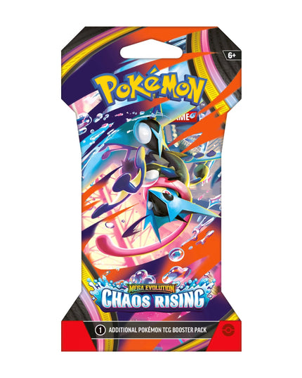 Pokemon TCG Mega Evolution - Chaos Rising Sleeved Booster Pack