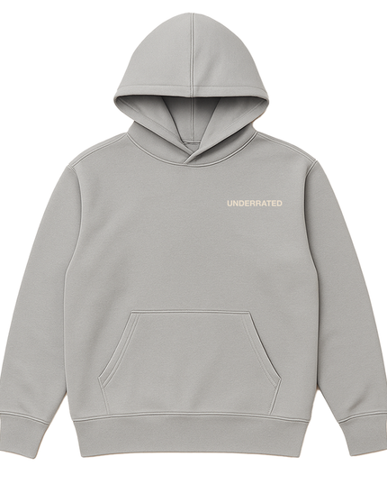 UNDERRATED Classic Logo Hoodie - Slate Grey