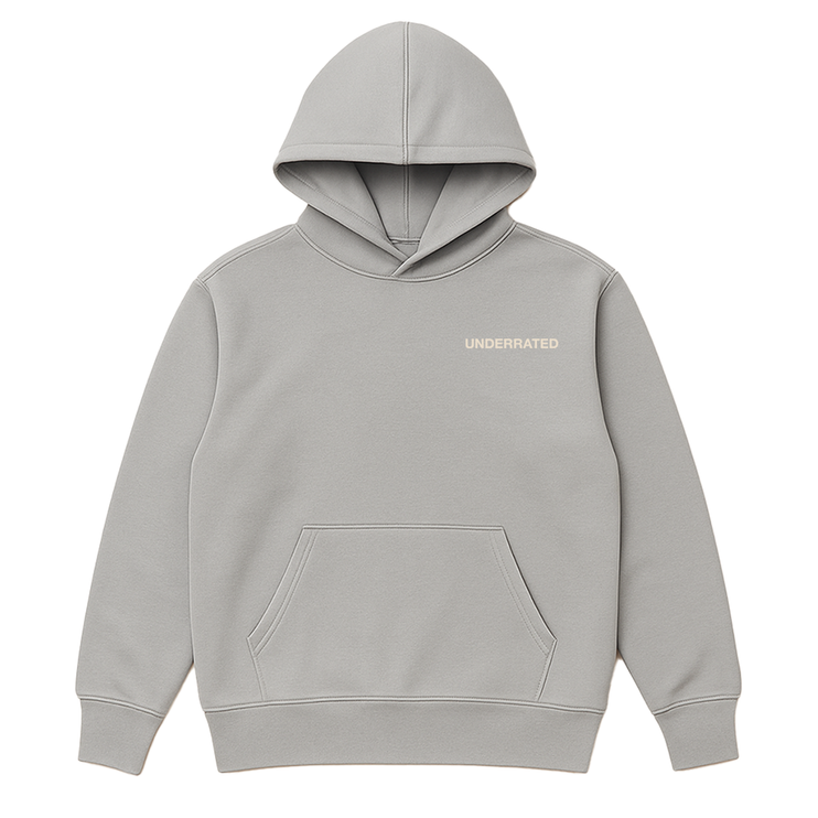 UNDERRATED Classic Logo Hoodie - Slate Grey