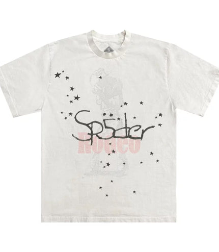 Travis Scott Cactus Jack x Sp5der Days Before Rodeo II Tee - White