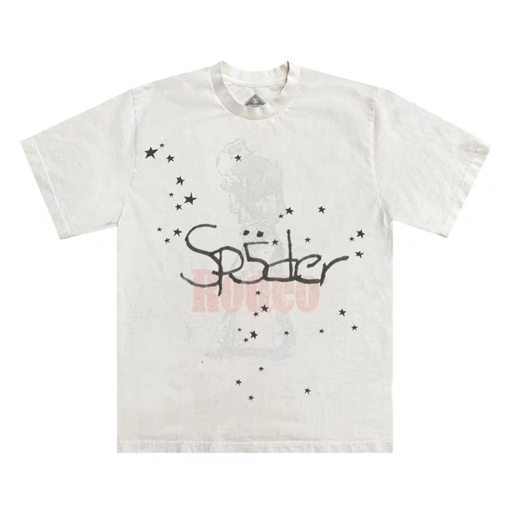 Travis Scott Cactus Jack x Sp5der Days Before Rodeo II Tee - White