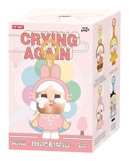 Pop Mart CryBaby Crying Again Series Vinyl Face Plush Blind Box