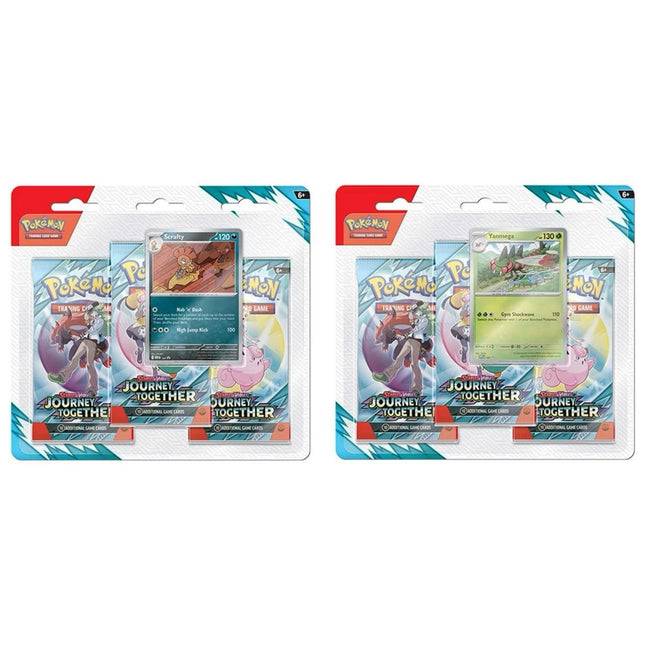 Pokemon TCG Scarlet & Violet - Journey Together 3-Pack Blister