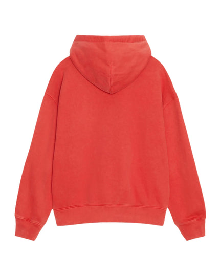 Stussy x Nike Pigment Dyed Fleece Zip Hoodie - Habanero Red