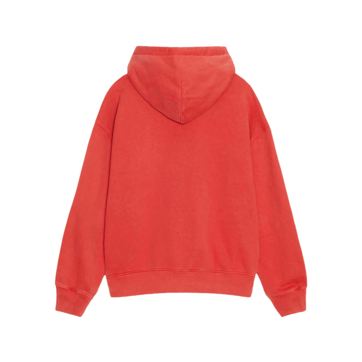 Stussy x Nike Pigment Dyed Fleece Zip Hoodie - Habanero Red