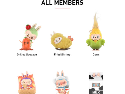 Pop Mart Labubu The Monsters Wacky Mart Series Cup Noodles Figure Blind Box