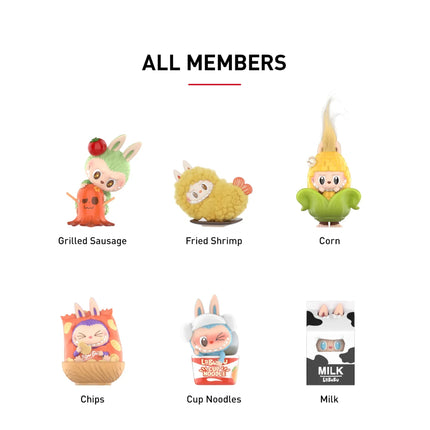 Pop Mart Labubu The Monsters Wacky Mart Series Cup Noodles Figure Blind Box