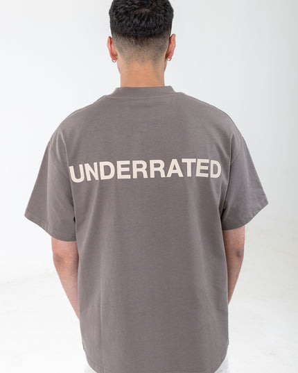 UNDERRATED Classic Logo T-Shirt - Mocha