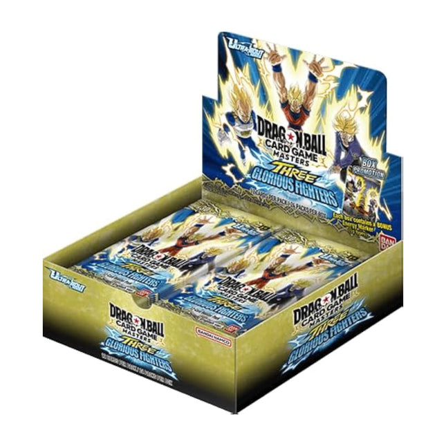 Dragon Ball Super Card Game Masters Three Glorious Fighters Booster Box [B30]
