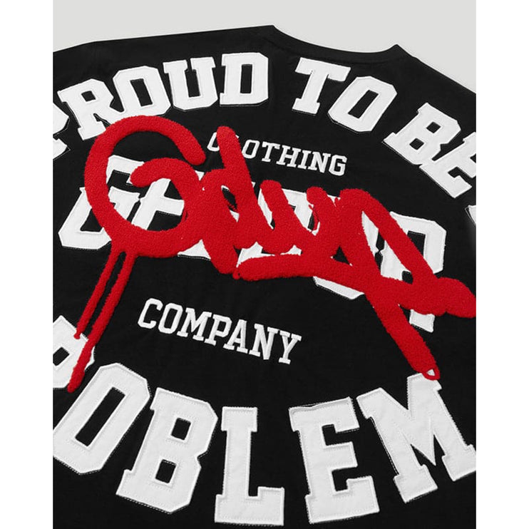 GEEDUP Proud To Be A Problem T-Shirt - Black/Red