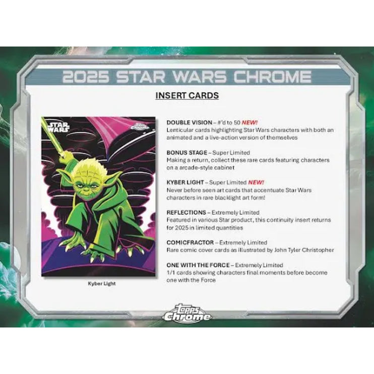 2025 Topps Star Wars Chrome Hobby Box