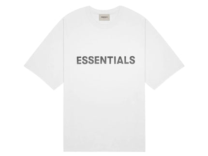 FEAR OF GOD ESSENTIALS 3D Silicon Applique T-Shirt - White (SS20)