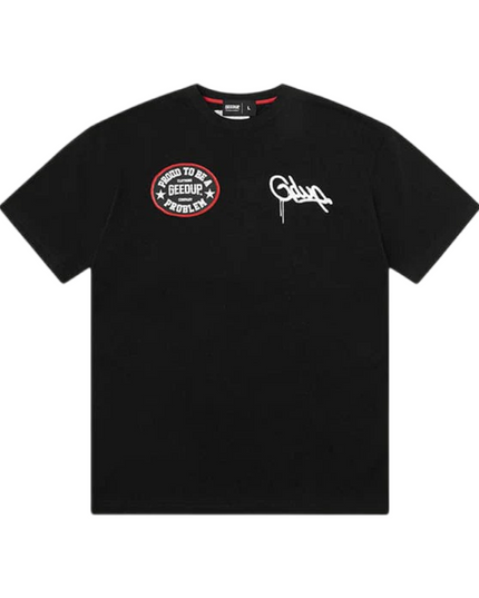 GEEDUP Proud To Be A Problem T-Shirt - Black/Red