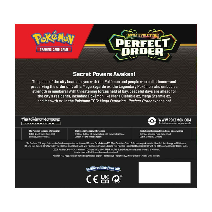 Pokemon TCG Mega Evolution - Perfect Order Booster Box