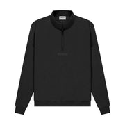 FEAR OF GOD ESSENTIALS Half Zip Sweater - Black (SS21)