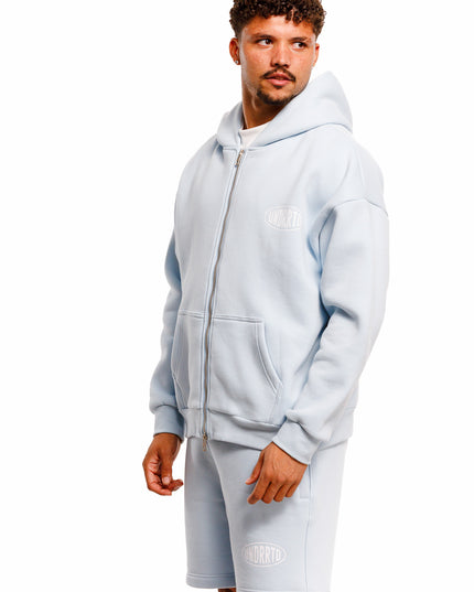 UNDERRATED Stamp Zip Hoodie - Powder Blue