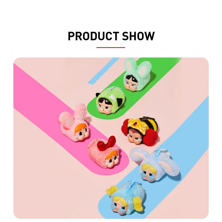 Pop Mart CryBaby x Powerpuff Girls Series Vinyl Face Plush Blind Box