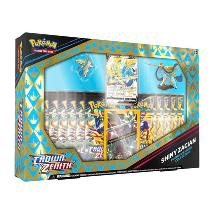 Pokemon TCG Sword & Shield - Crown Zenith Shiny Zacian Premium Figure Collection Box