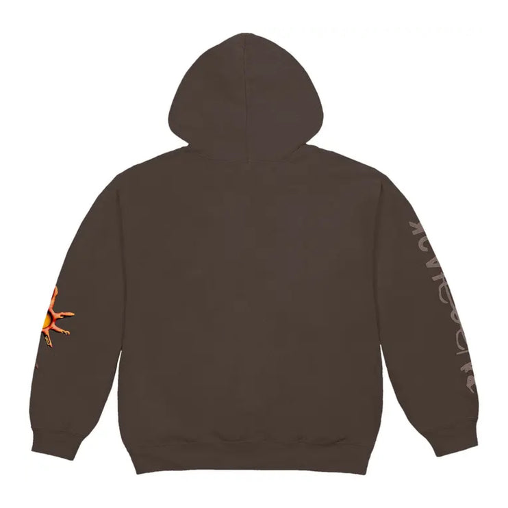 Travis Scott Cactus Jack Reverse Dog Zip Up Hoodie - Brown