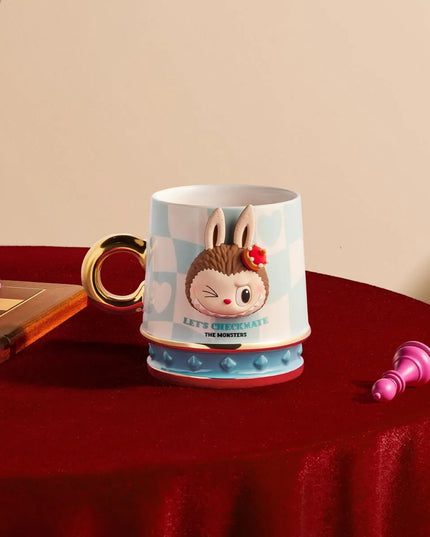 Pop Mart The Monsters Let's Checkmate Series Mug - Blue