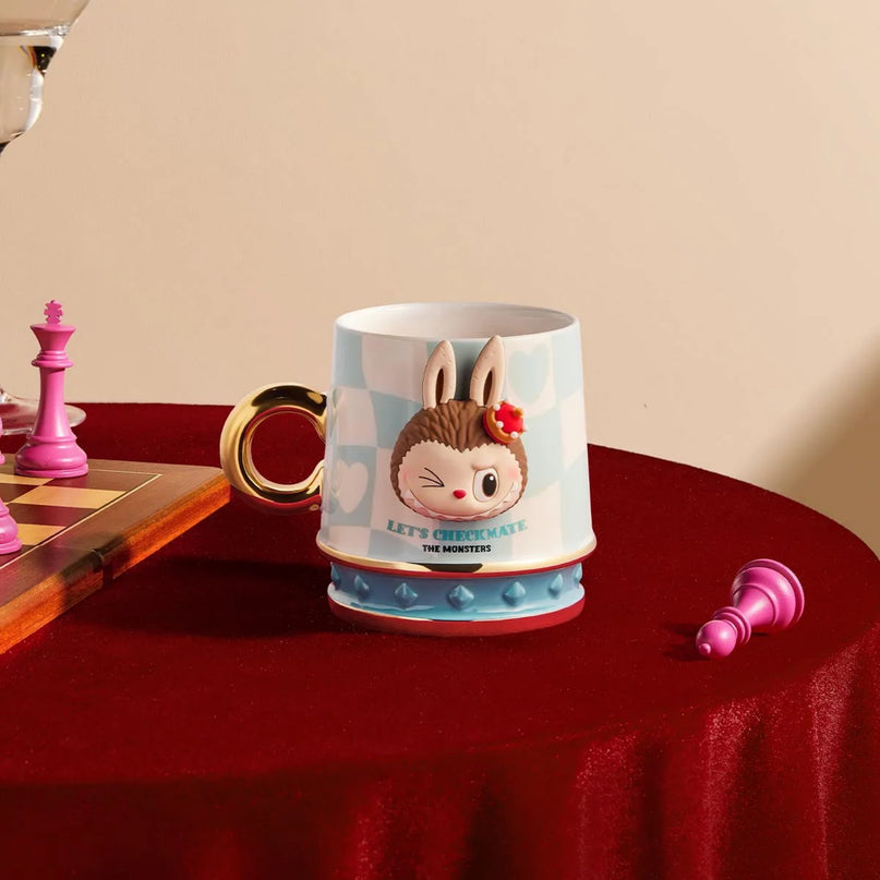 Pop Mart The Monsters Let's Checkmate Series Mug - Blue