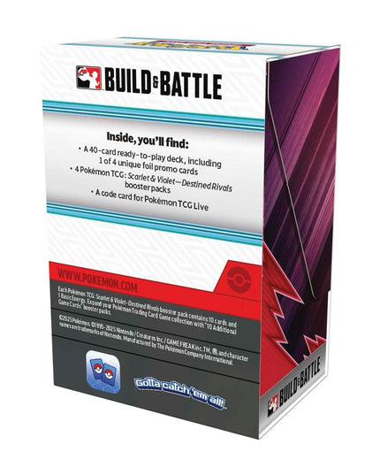 Pokemon TCG Scarlet & Violet - Destined Rivals Build & Battle Box