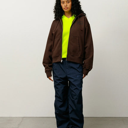 Stussy x Nike Stone Washed Fleece Zip Hoodie - Dark Cinder (FW25)