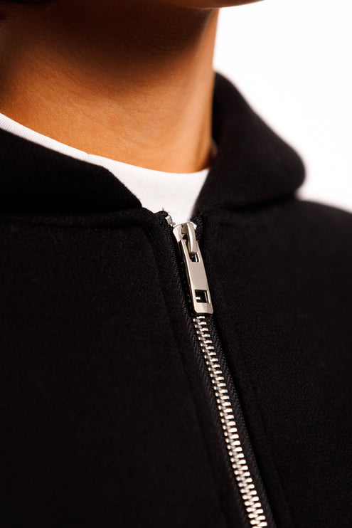 UNDERRATED Stamp Zip Hoodie - Black