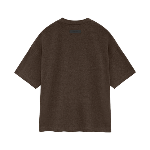 FEAR OF GOD ESSENTIALS Heavy Jersey Crewneck T-Shirt - Heather Wood (SS24)