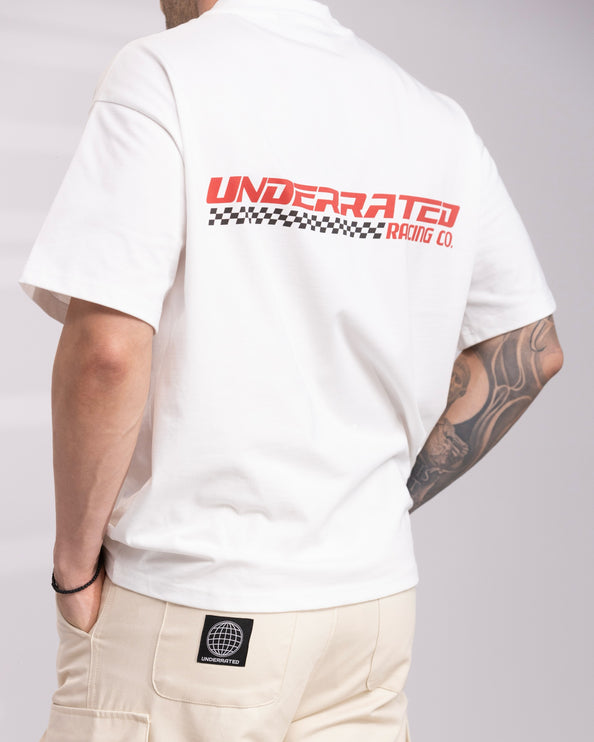 UNDERRATED Racing Co T-Shirt - White