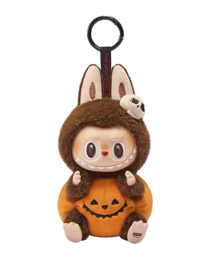 Pop Mart Labubu Happy Halloween Party Series - Sitting Pumpkin Vinyl Plush Pendant