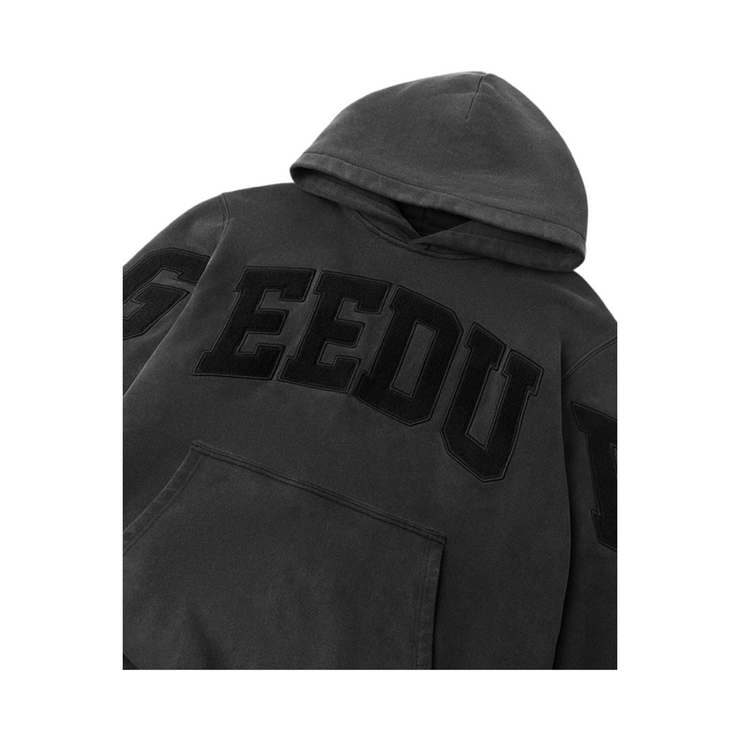 GEEDUP Team Logo Hoodie - Vintage Washed Black