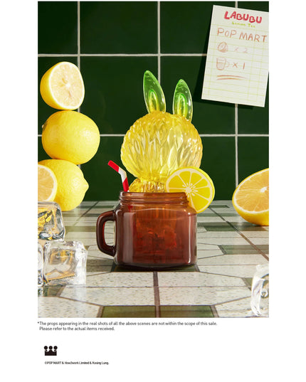 Pop Mart Labubu The Monsters Lemon Tea Figure