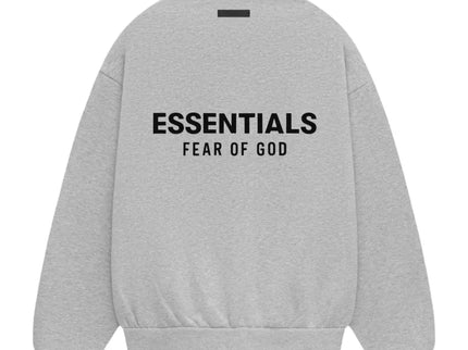 FEAR OF GOD ESSENTIALS Fleece Polo - Light Heather Grey (Holiday 2024)