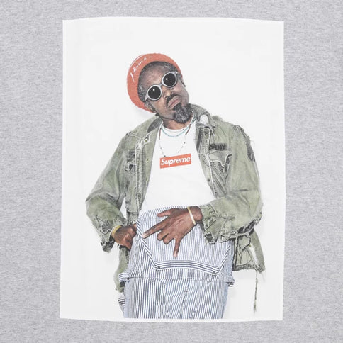 Supreme André 3000 Tee - Heather Grey (FW18)