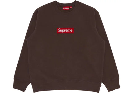 Supreme Box Logo Crewneck - Brown (FW22)