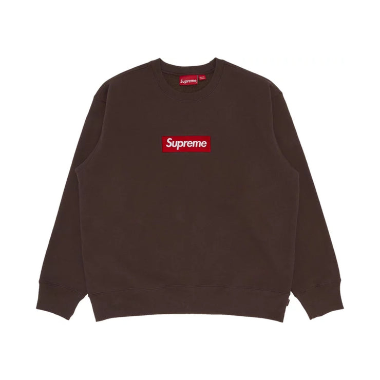 Supreme Box Logo Crewneck - Brown (FW22)