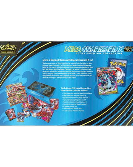 Pokemon TCG Mega Evolution - Charizard X ex Ultra-Premium Collection