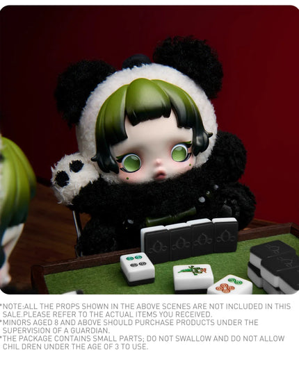 Pop Mart SKULLPANDA Lazy Panda Plush Doll Pendant
